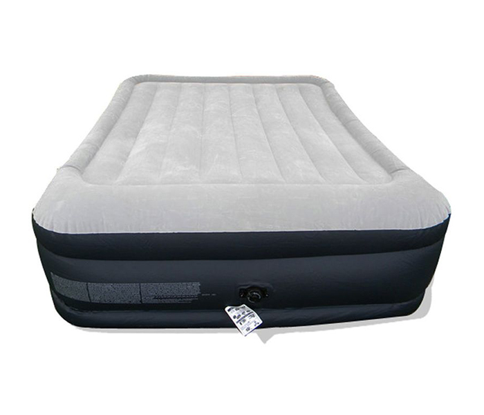 Intex ZX-67736 Inflatable Queen Size Deluxe Pillow Rest Raised Airbed - Zoom Image 1