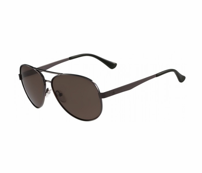 Calvin Klein CK2145S 060 Aviator Gunmetal Frame & Gradient Mirrored Sunglasses for Unisex - Zoom Image