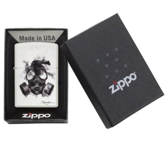 Zippo 29646 214 Spazuk Gas Mask Lighter Black and White - Zoom Image 3