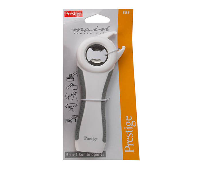 Prestige PR858 5 in 1 Plastic Combi Opener, White - Zoom Image 3