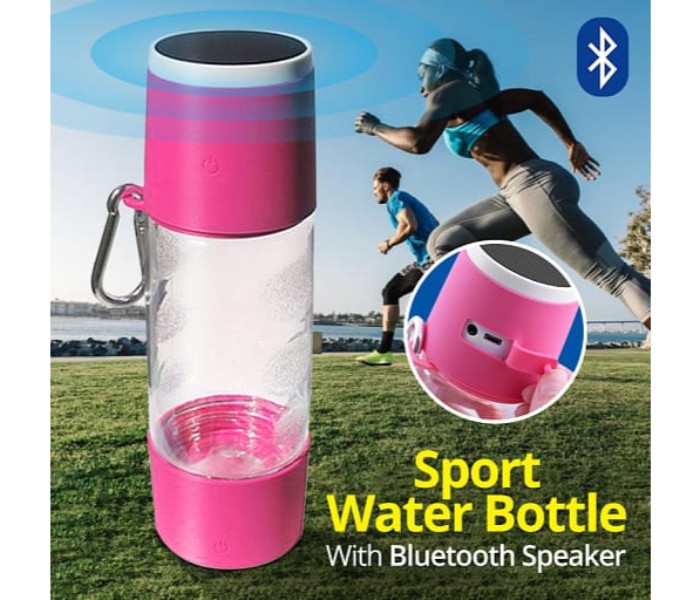 Stylish ITA Sporty Ultimate Water Bottle with Rechargeable Water Resistant Bluetooth Speaker WBS432 Multicolor - Zoom Image 3