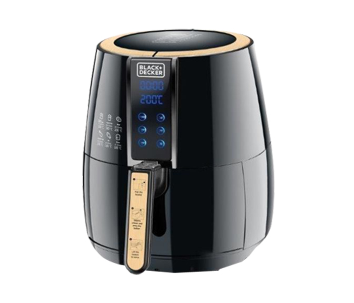 Black and Decker AF400-B5 4 Litre Digital Aerofry Air Fryer - Black - Zoom Image 2