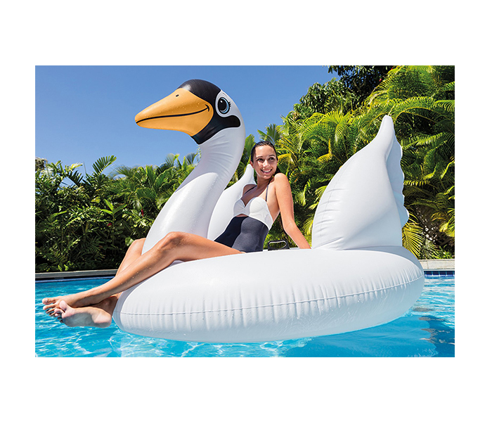 Intex ZX-56287 Inflatable Mega Island Swan - White - Zoom Image 1