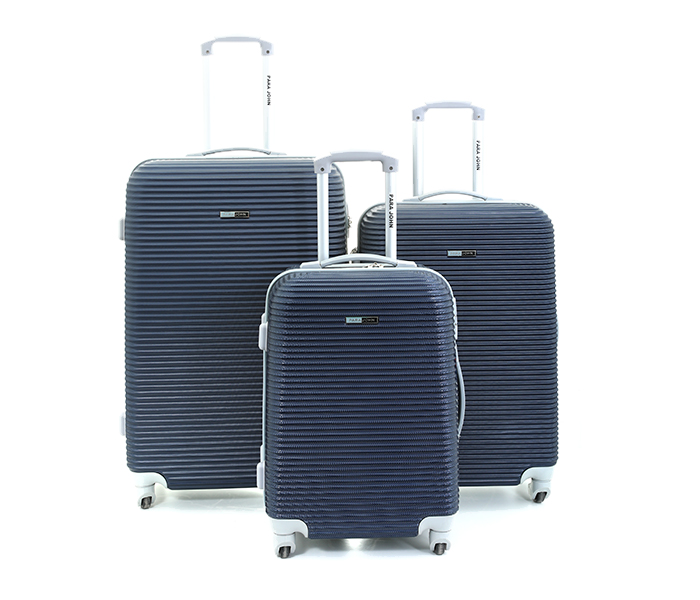 Para John PJTR3045L Trolley Bag Set of 3 Pieces - Blue - Zoom Image