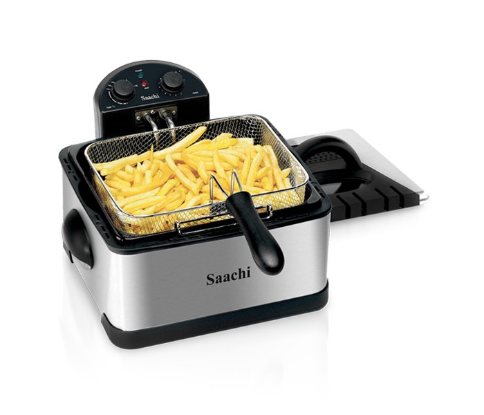 Saachi NL-DF-4762 Deep Fryer Silver and Black - Zoom Image