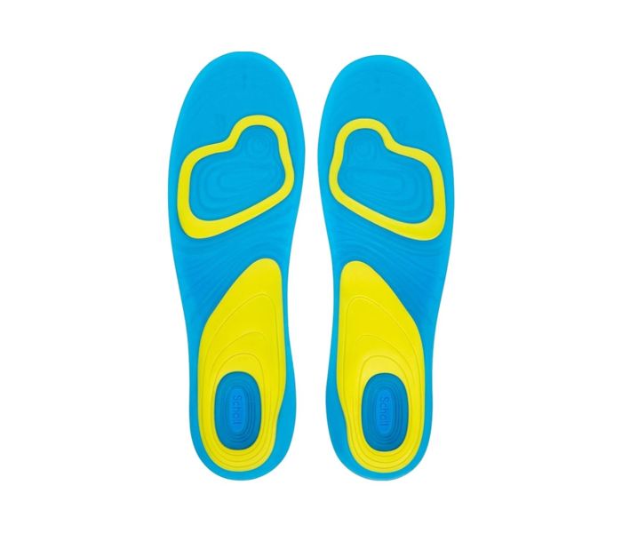 Scholl N14515636A Gel Active Everyday Insole For Men Blue and Yellow - Zoom Image 1