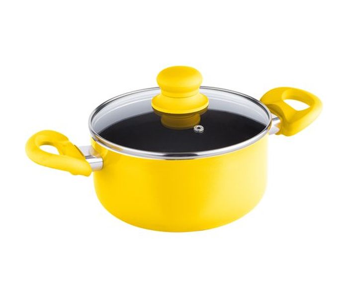 Lamart LT1023 2L Casserole with Lid, Yellow - Zoom Image