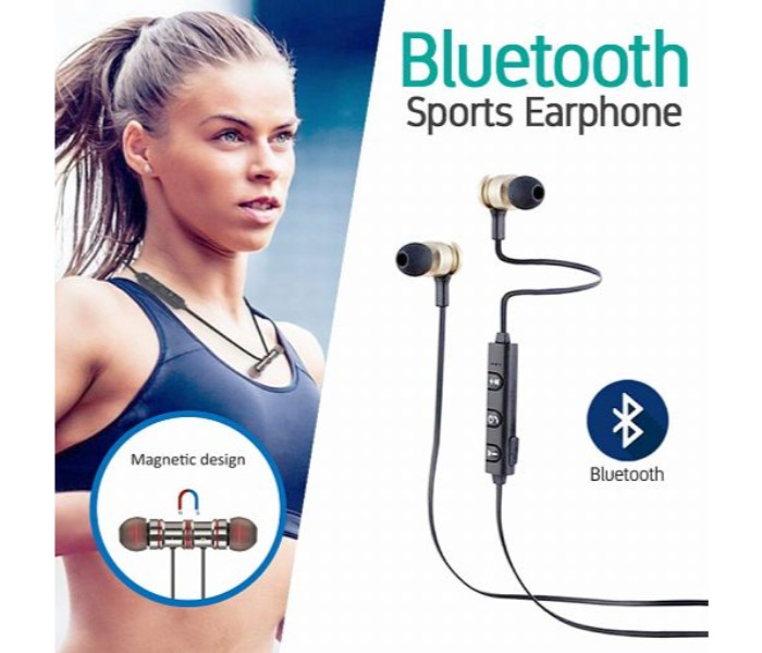 IX7 Magnetic Wireless Bluetooth Sports Earphone With Mic and Volume Control - Assorted - Zoom Image 12