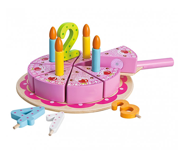 Simba 100003729 18 Pieces Eichhorn Wooden Cake - Zoom Image 1