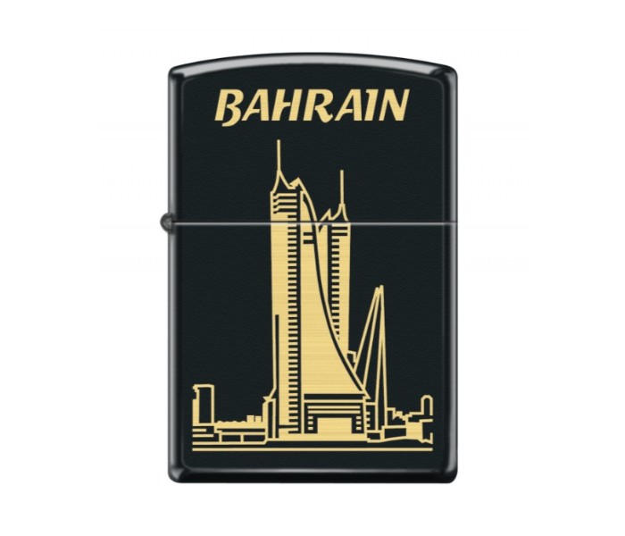 Zippo 218-MP401077  Bahrain Financial Harbour Lighter Black - Zoom Image