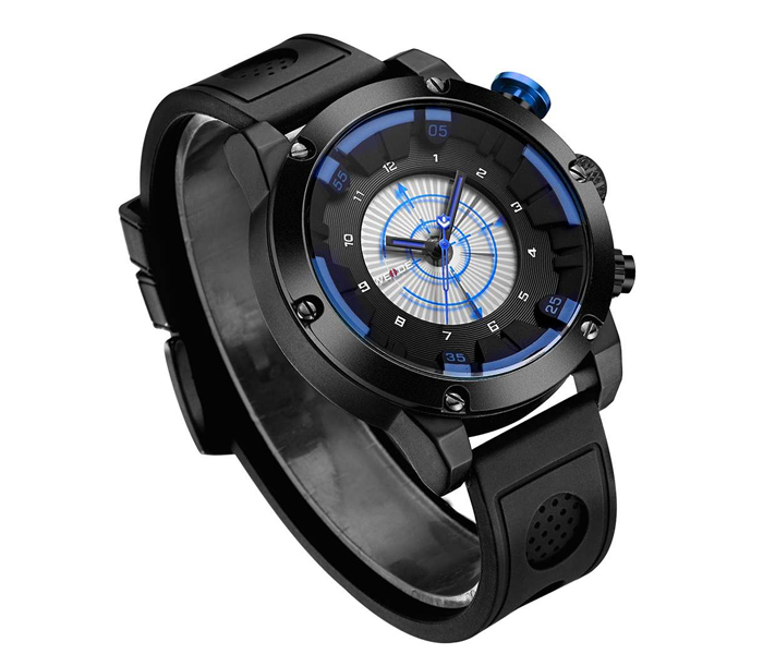 Weide WH-6301PU Analog and LCD Digital Watch Black and Blue - Zoom Image 1