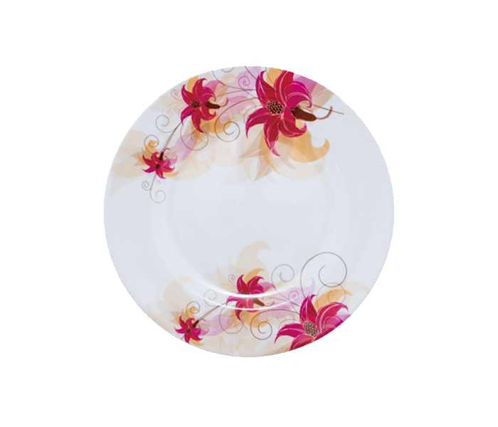 Royalford RF6373 10-inch Melamine Deep Plate - White - Zoom Image