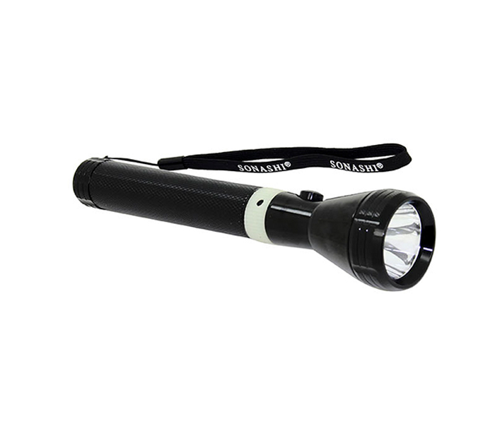 Sonashi SLT-181 1 Watt Rechargeable Cree LED Torch - Black - Zoom Image 1