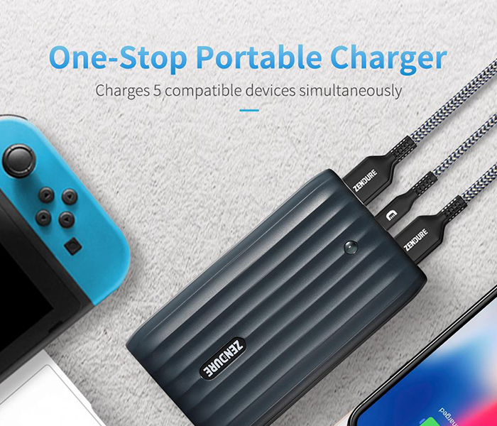 ZENDURE 20,100mAh X6 Power Bank and USB Hub with 45W ZDPX6PD-B