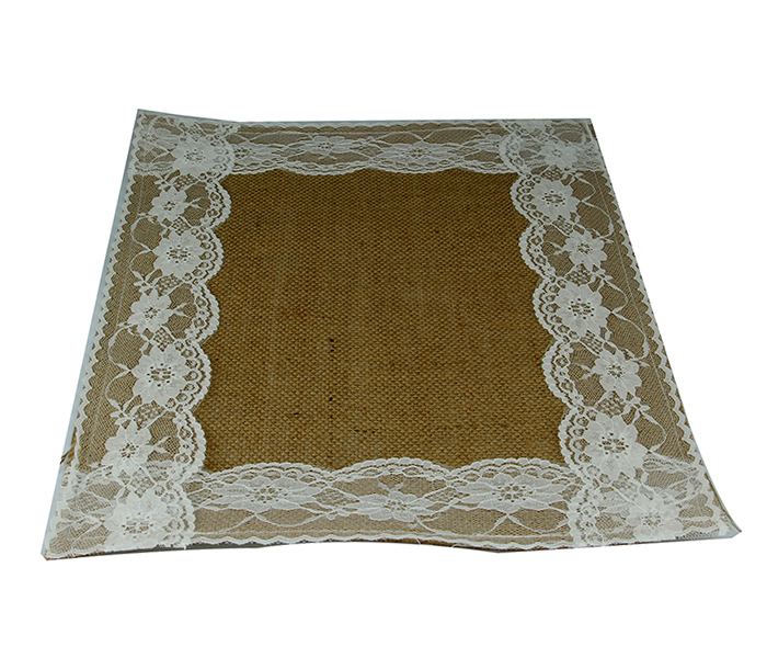 Taqdeer 851-88 Jute Decorative Table Mat - 12Pcs Set - Zoom Image 1