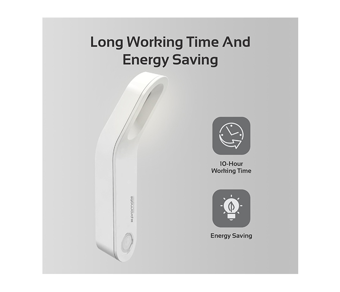 Promate MOTIONCANDLE-1 Energy Saving LED Light with Ultra-Sensitive Motion Sensor - White - Zoom Image 4