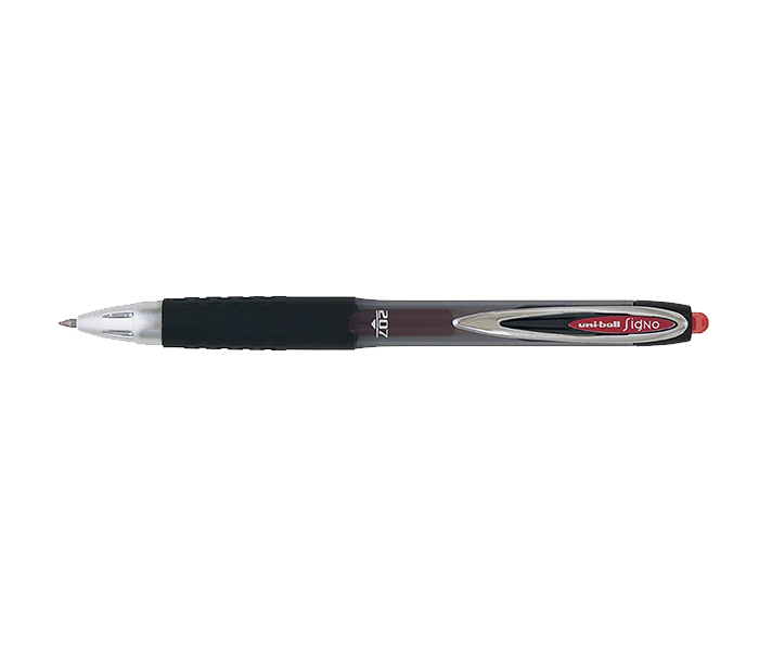 Uni Ball UMN-207 Signo Retractable BallPen -Red, Pack of 12 - Zoom Image 1