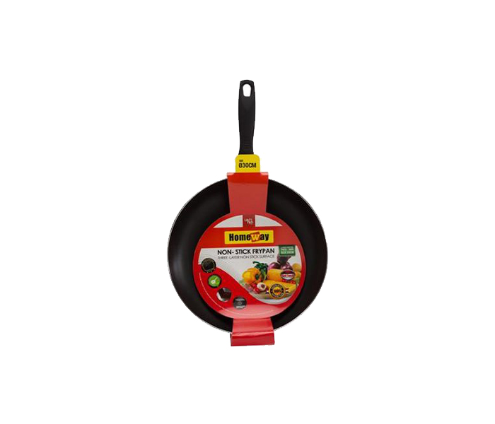 Homeway FP-204 30Cm Fry Pan - Red - Zoom Image 3