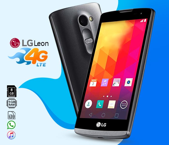 LG Leon 8GB, 4G LTE H340Y Black - Zoom Image 5