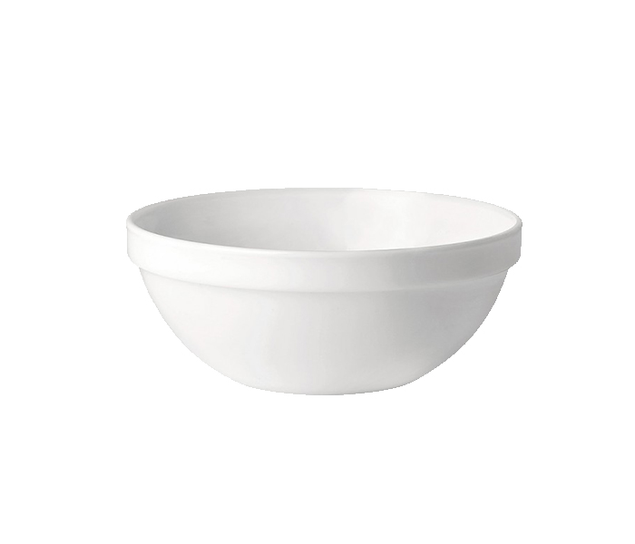 Cok CE-160-0031 20 CM Elba Opal Ware Bowl - White - Zoom Image