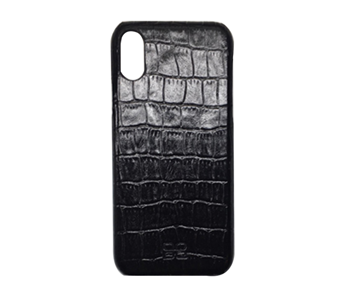 Bouletta UJ-YK01 Croco Genuine Leather Case for Apple iPhone X & XS - Black - Zoom Image