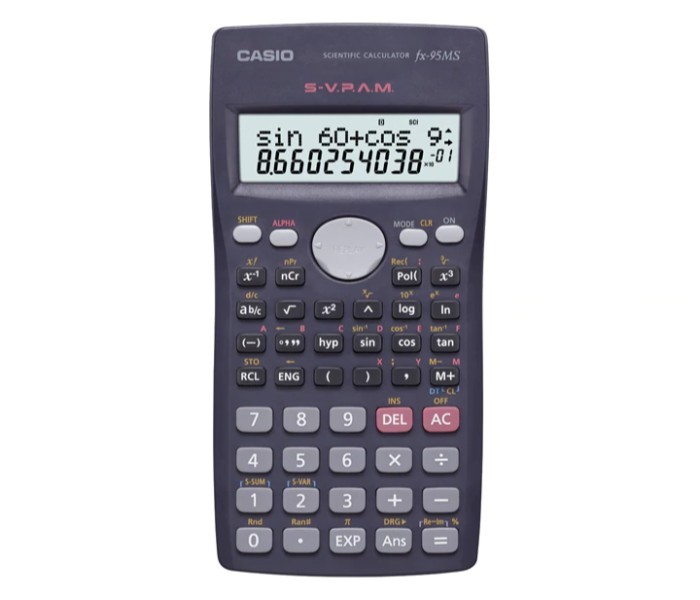 Casio FX-95MS Scientific Calculator Black - Zoom Image