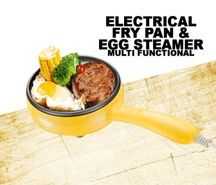 Royalmark Electric Multi Functional Fry Pan with 7 Pieces Egg Steamer - Zoom Image 1