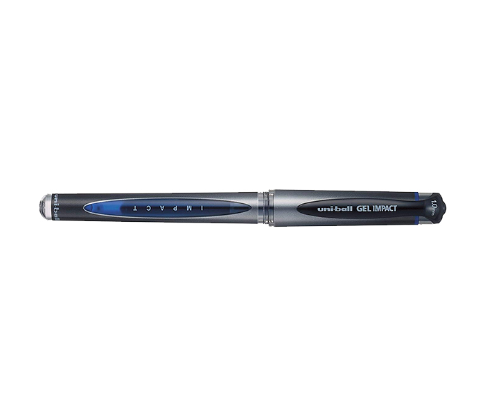 Uni Ball UM-153S Super Smooth Gel Ink Roller Pen - Blue, Pack of 12 - Zoom Image 1