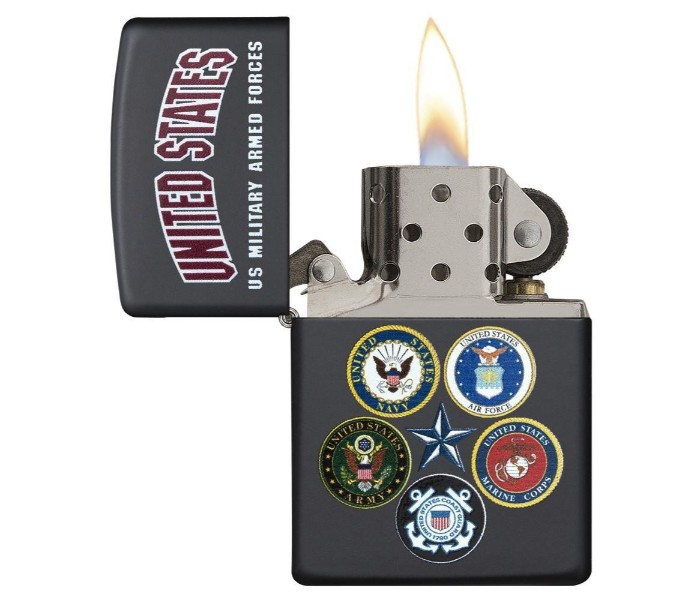 Zippo 28898 US Military Armed Forces Lighter Multicolor - Zoom Image 1