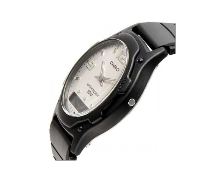 Casio AW-49HE-7AVDF (CN) Mens Analog and Digital Watch Black and White - Zoom Image 1