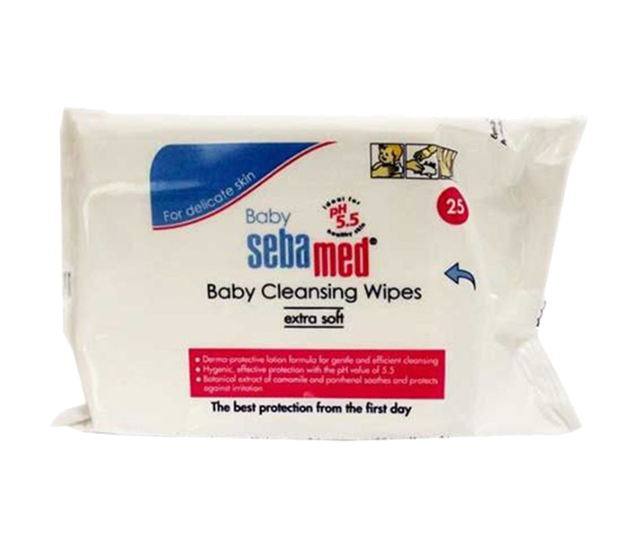 Sebamed N21122283A 25 Pieces Baby Wet Wipes - Zoom Image