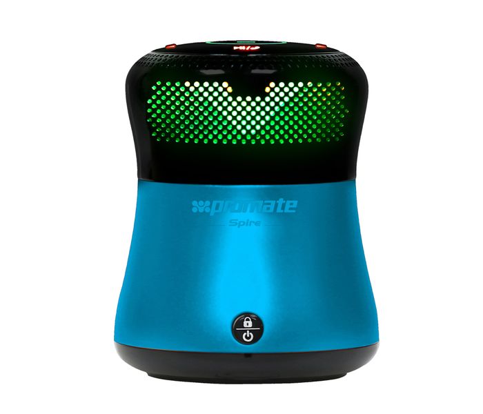 Promate Spire Portable Bluetooth Speaker with NFC Connectivity - Blue - Zoom Image 3