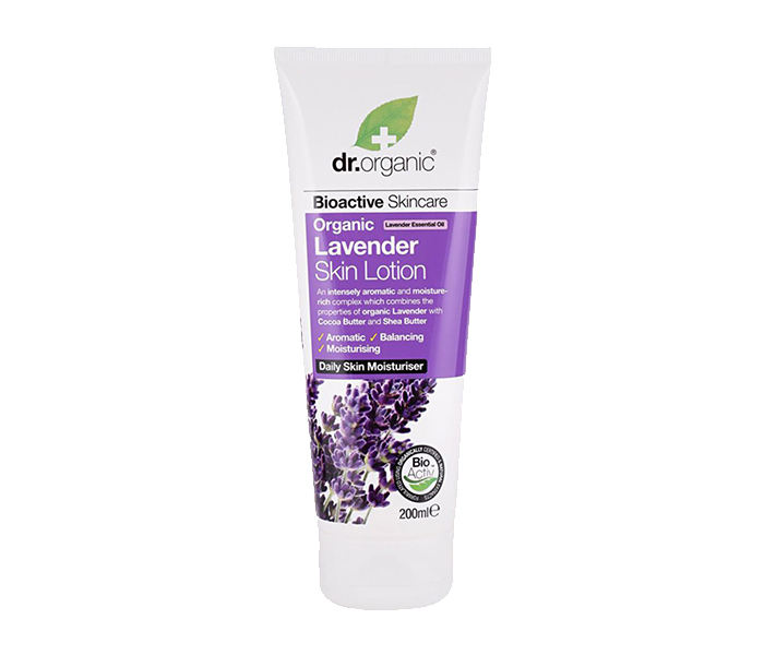 Dr.Organic N11305045A Lavender Skin Lotion - 200ML, White - Zoom Image