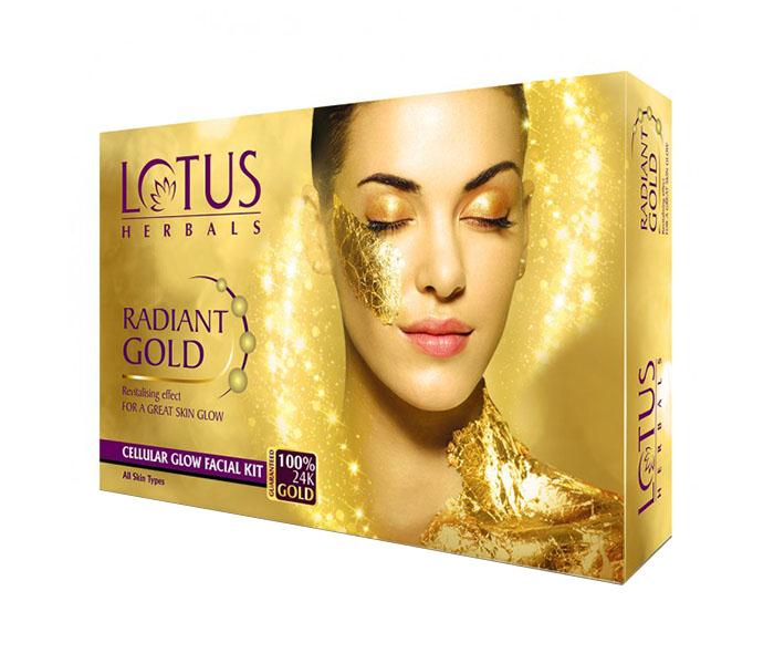 Lotus Herbals Radiant Gold Cellular Glow Facial Kit - Zoom Image