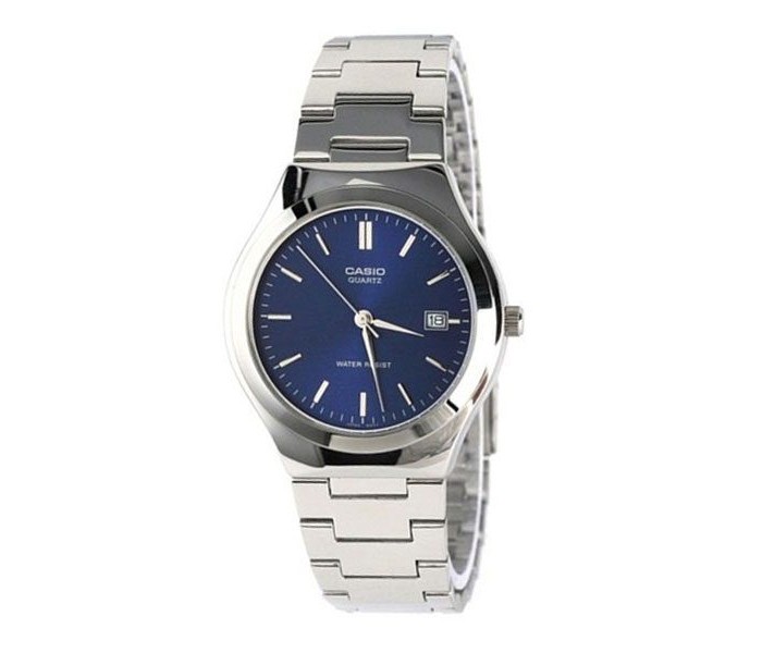 Casio MTP-1170A-2ARDF (CN) Mens Analog Watch Silver and Blue - Zoom Image