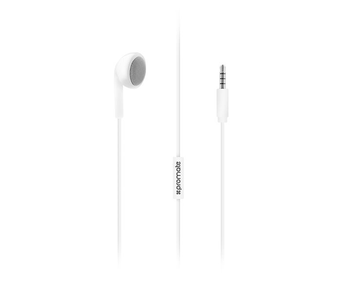 Promate Earmate-IM MultiFunctional Mono Hands Free Headset, White - Zoom Image 6