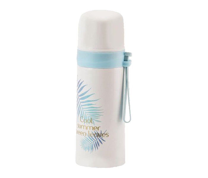 Royalford RF9259 350ml Stainless Steel Vacuum Flask - White & Blue - Zoom Image 3