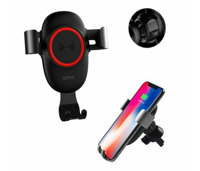 Idmix M06 Wireless Car Charger - 1.2 Meter, Black - Zoom Image 1