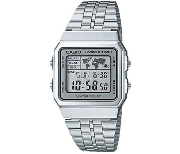 Casio A-500WA-7DF Womens Casual Digital Watch Silver - Zoom Image 5