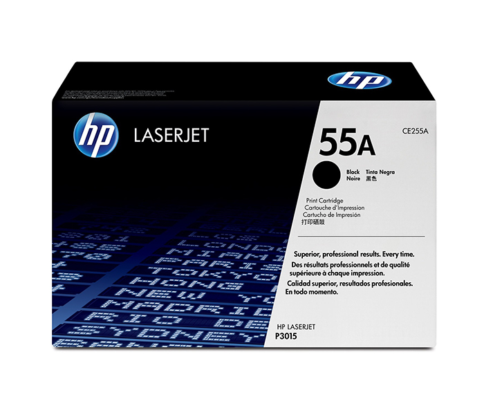 HP 55A Original LaserJet Toner Cartridge - Black (CE255A) - Zoom Image