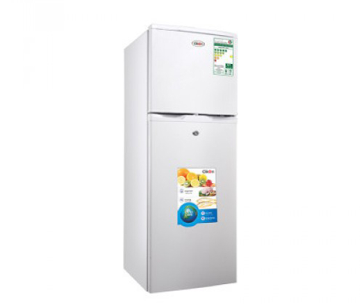 Clikon CK6004 138 Litres Double Door Refrigerator, Silver - Zoom Image