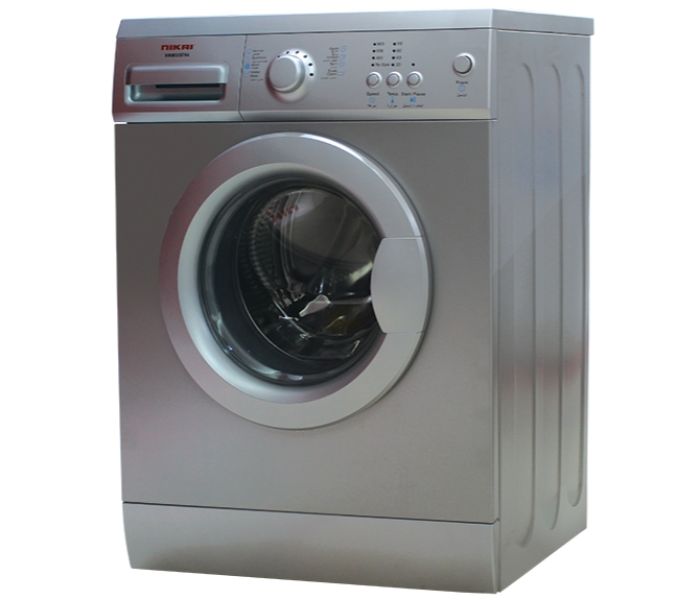 Nikai NWM500FN4 Front Load Fully Automatic Washing Machine 5 Kg Silver - Zoom Image