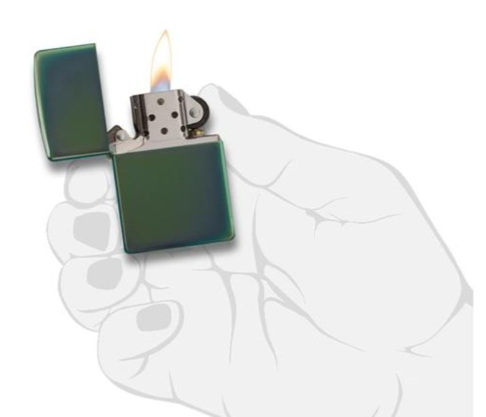 Zippo 28129 CI400136 Manama Bahrain Lighter Green - Zoom Image 4