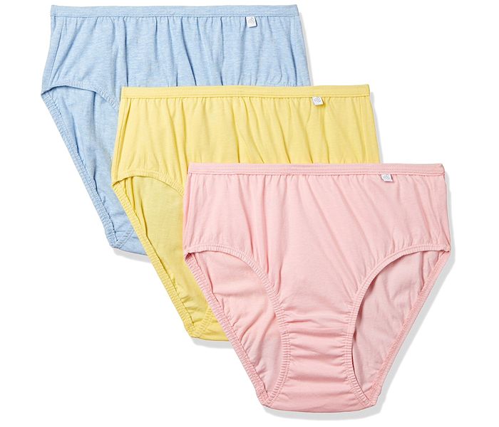 Jockey 1406-0310 Simple Comfort Hipster Plain, Light Assorted/XXL - 3 Pieces Pack - Zoom Image