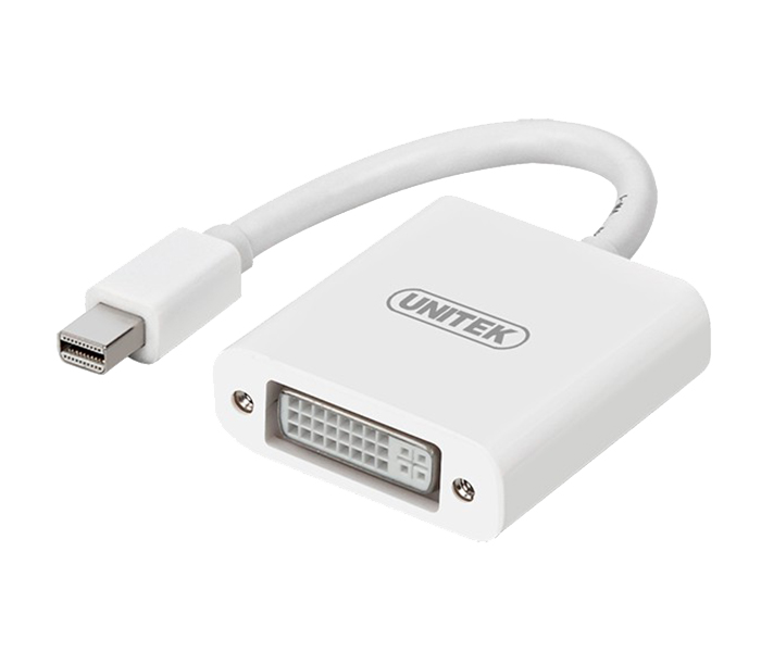 Unitek Y-6326 Mini DisplayPort to DVI Converter - White - Zoom Image