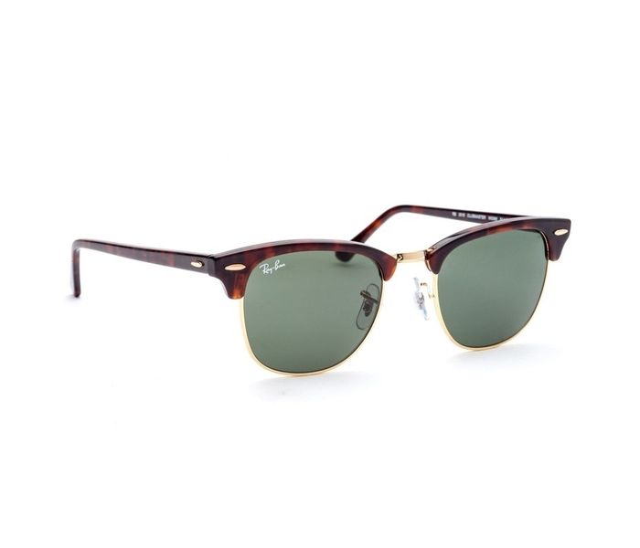 Ray-Ban RB3016W036551 Oval Black & Gold Frame and Green Mirrored Sunglasses for Unisex - Zoom Image 2