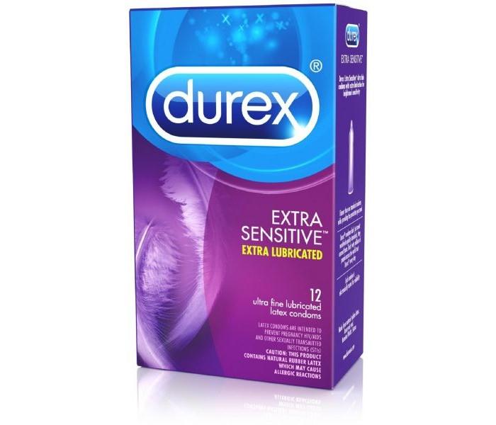 Durex Lubricated Ultra Thin Premium Condoms 12 Pcs - Extra Sensitive - Zoom Image 4