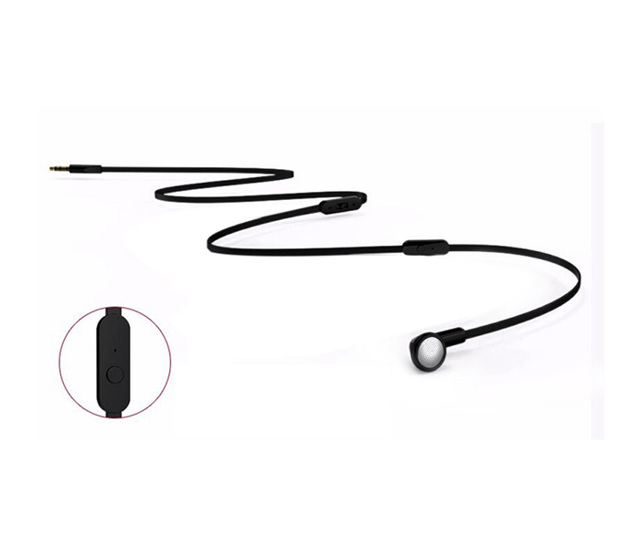 Trands TR-HS7185 In-Ear Mono Headset with Mic - Black - Zoom Image 1