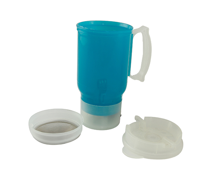 Leostar CK-4387 Electric Water Boiling Mug with Strainer - Blue - Zoom Image 2