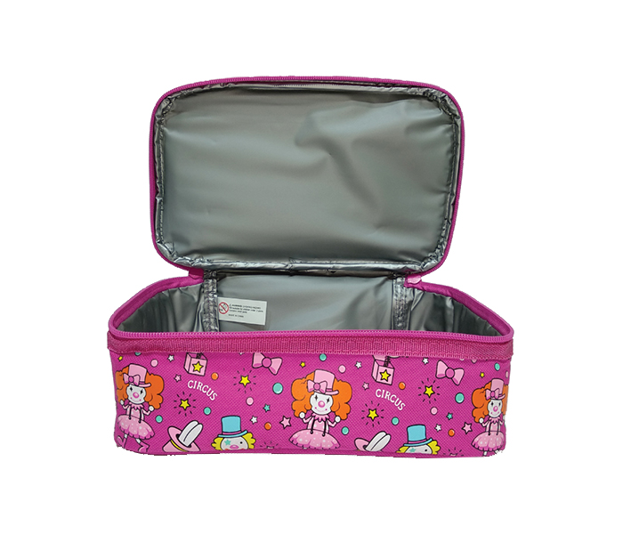 Smily Kiddos SK11004002 Dual Slot Lunch Bag - Pink - Zoom Image 2